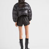 Re-Nylon cropped convertible down jacket