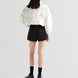 Re-Nylon cropped convertible down jacket