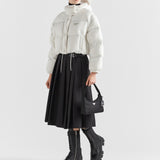 Re-Nylon convertible cropped down jacket