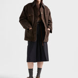 Canvas blouson jacket