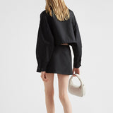 Re-Nylon cropped blouson jacket