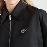Re-Nylon cropped blouson jacket