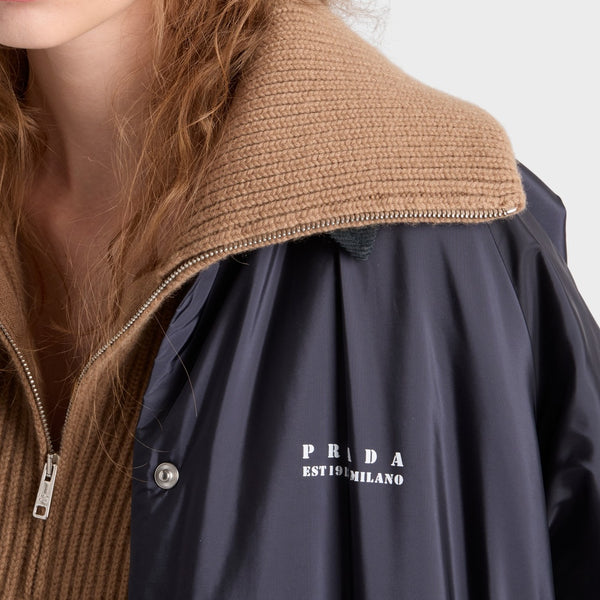 Lightweight Re-Nylon raincoat