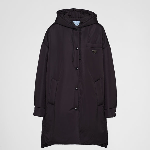 Oversized light Re-Nylon raincoat