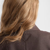 Kid mohair blouson jacket