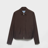 Kid mohair blouson jacket