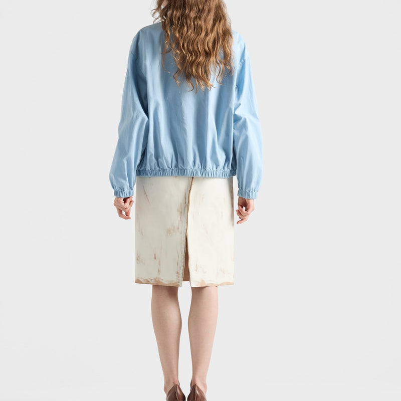 Old gabardine blouson jacket