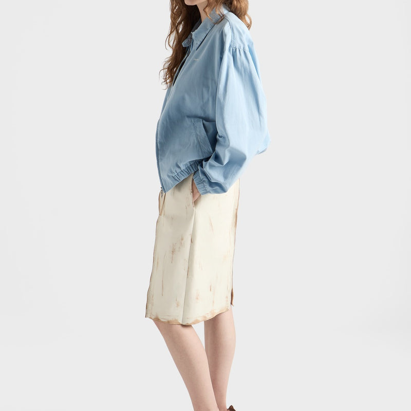 Old gabardine blouson jacket