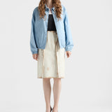 Old gabardine blouson jacket