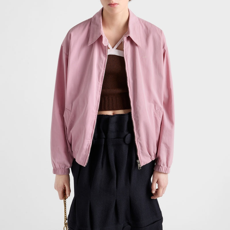 Old gabardine blouson jacket