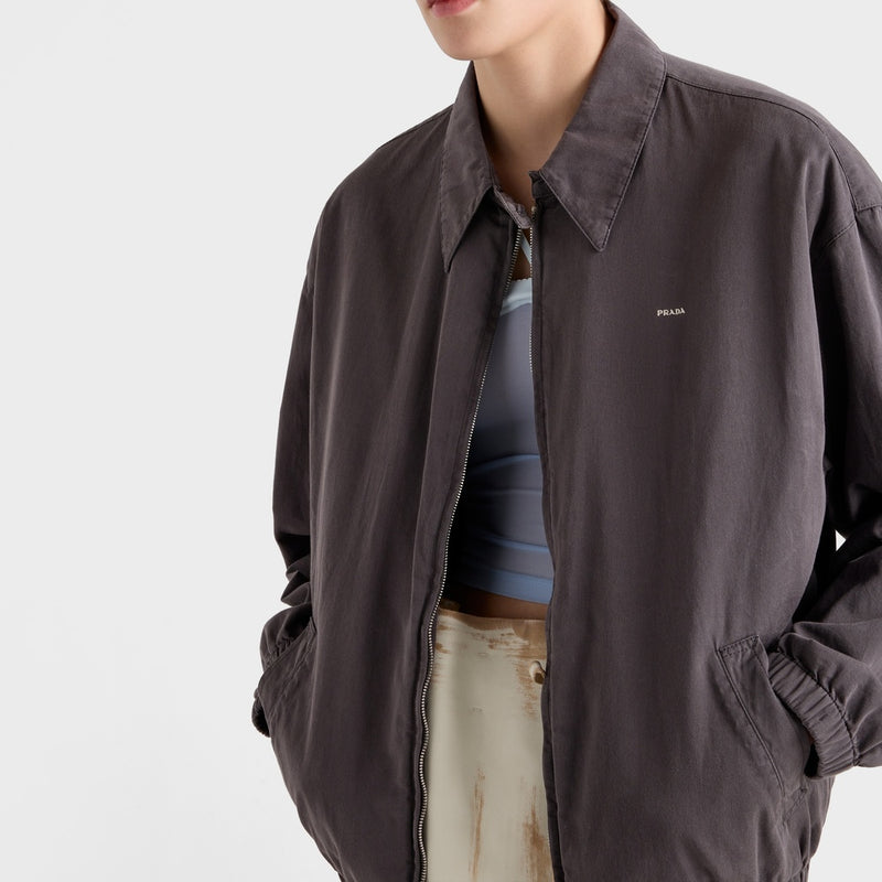 Old gabardine blouson jacket