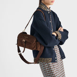 Double cashmere and wool bomber jacket