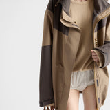 Technical fabric blouson jacket