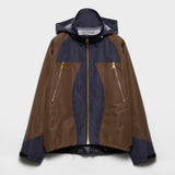 Technical fabric blouson jacket