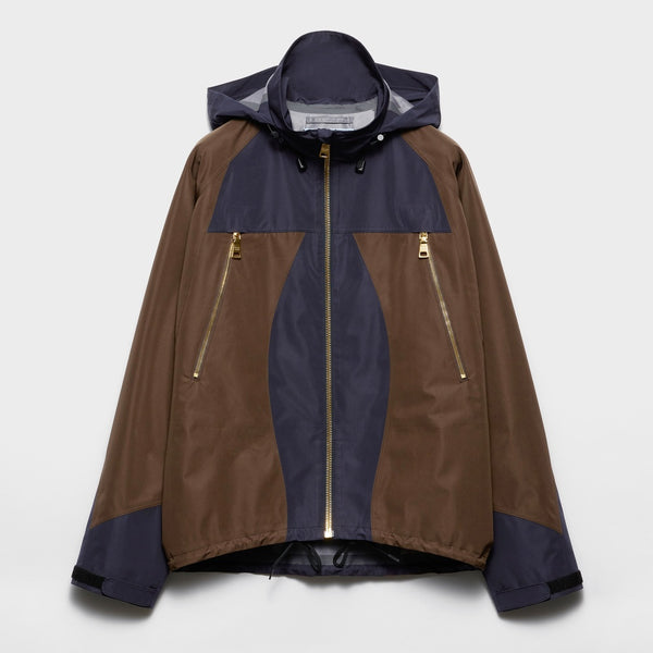 Technical fabric blouson jacket