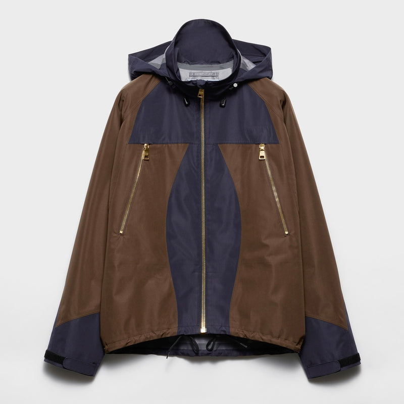 Technical fabric blouson jacket