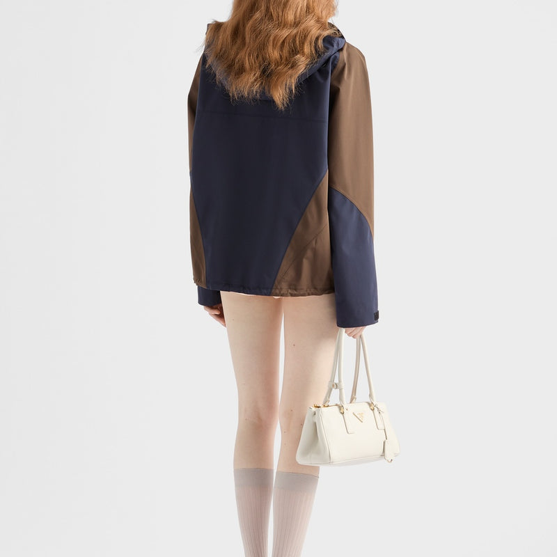 Technical fabric blouson jacket