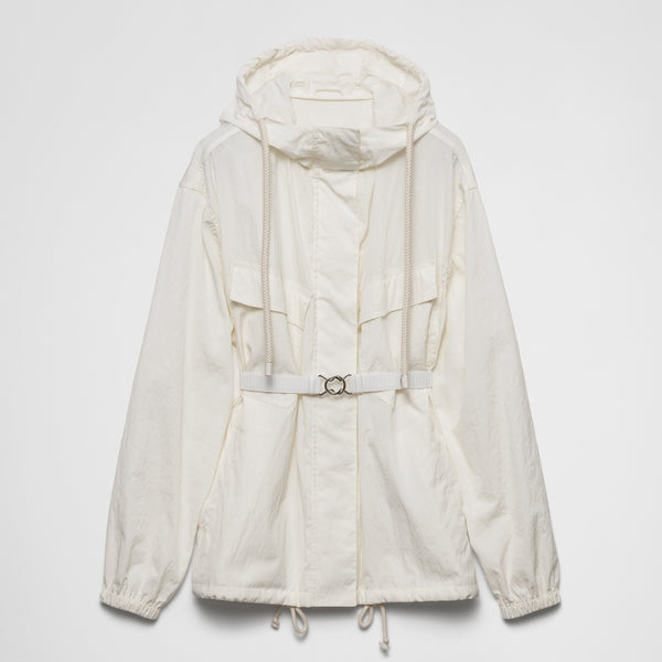 Technical pongé blouson jacket