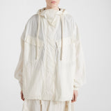 Technical pongé blouson jacket