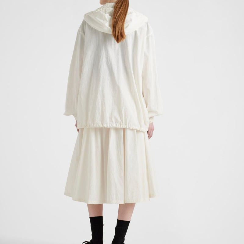 Technical pongé blouson jacket