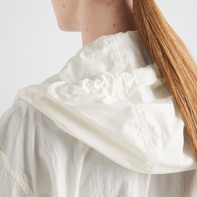 Technical pongé blouson jacket