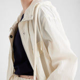 Technical pongé blouson jacket