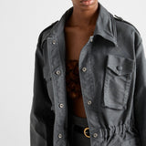 Old cotton safari jacket