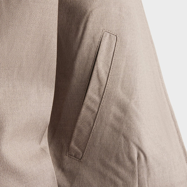 Mouliné wool blouson jacket