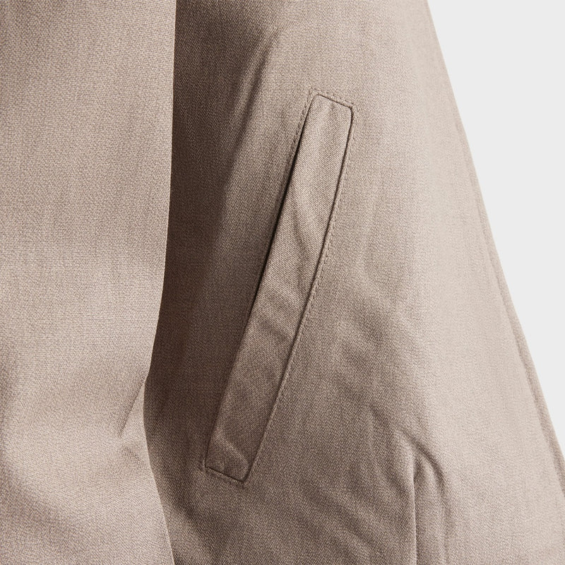 Mouliné wool blouson jacket