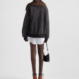 Canvas blouson jacket