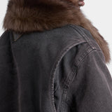 Canvas blouson jacket