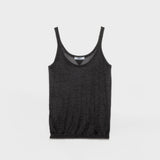 Cashmere and silk tank top
