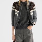 Wool and cashmere cardigan
