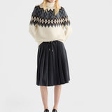 Cashmere and wool turtleneck sweater