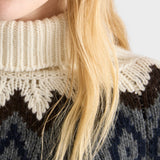 Cashmere and wool turtleneck sweater