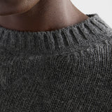 Cashmere and wool Prada logo crew-neck sweater