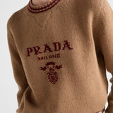 Wool and cashmere crew-neck sweater