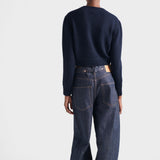 Wool and cashmere crew-neck sweater