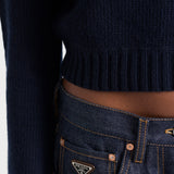 Wool and cashmere crew-neck sweater