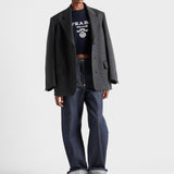 Wool and cashmere crew-neck sweater