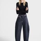 Superfine wool crew-neck sweater