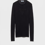 Superfine wool crew-neck sweater