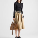 Superfine wool crew-neck sweater