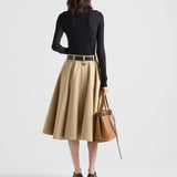 Superfine wool crew-neck sweater