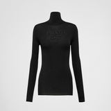 Superfine wool turtleneck sweater