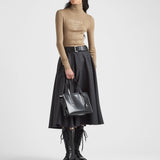 Superfine wool turtleneck sweater