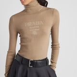 Superfine wool turtleneck sweater