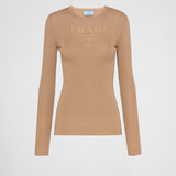 Superfine wool crew-neck sweater