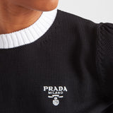 Cotton crew-neck sweater
