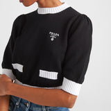 Cotton crew-neck sweater